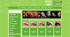 Desktop Screenshot of coloured-contacts-hut.com